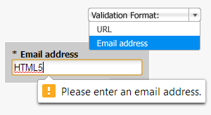 HTML5 Validation