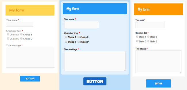 Form style examples