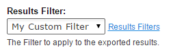 Select filters