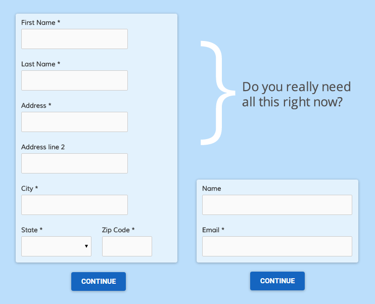 Optimize Form Items