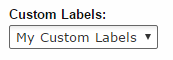 Custom Labels Chooser