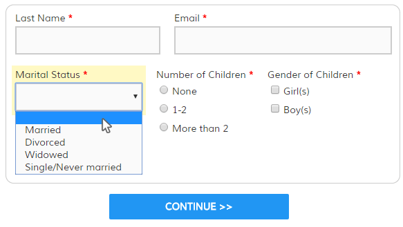 Manually arrange list of options in multi-select question