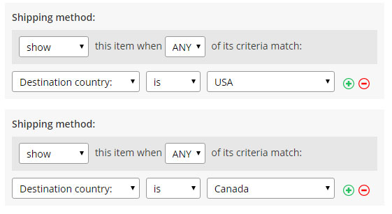 Formsite form item rules