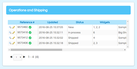 Formsite shipping reports