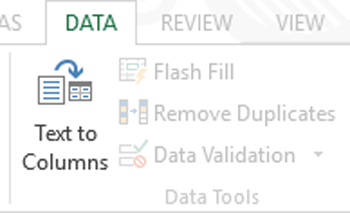 Formsite Excel text to columns