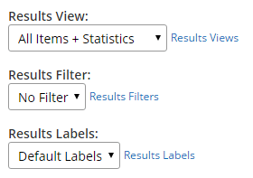 Formsite export filters