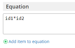 Formsite calculations equation