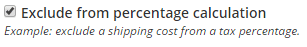 Formsite coupon code exclude from percentage calculation