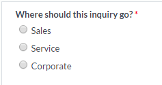 Formsite email routing inquiry