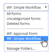 Formsite Workflow enhancements folders