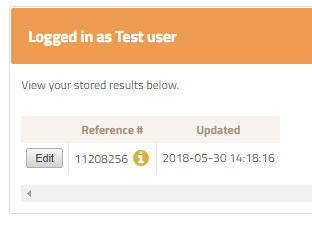 Formsite updating results save and return