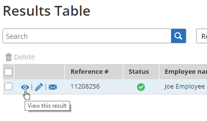 Formsite print forms view result