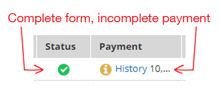 Formsite restore incomplete results payment