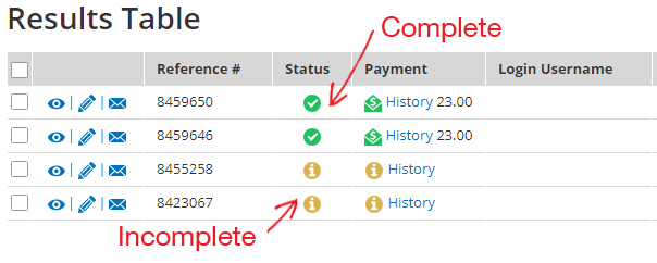 Formsite restore incomplete results