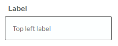 Formsite field labels top left