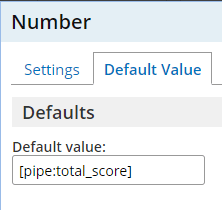 Formsite show percentages default value