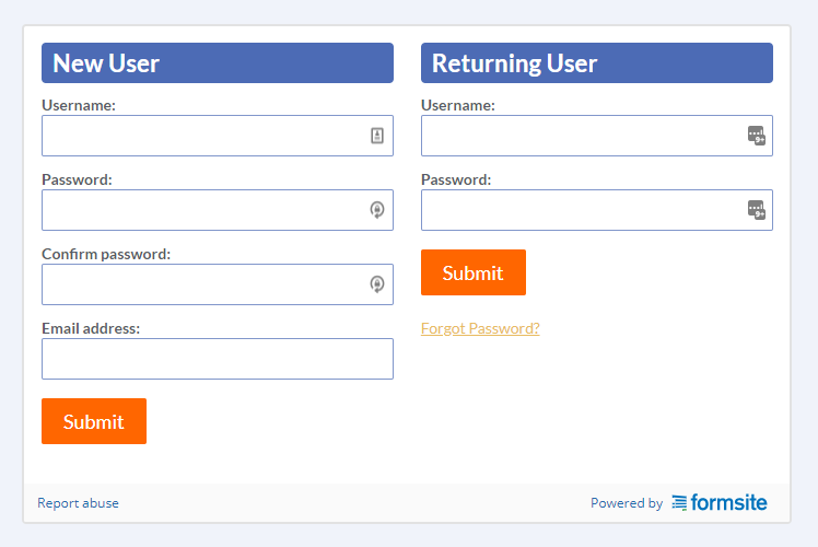 Formsite long forms save and return