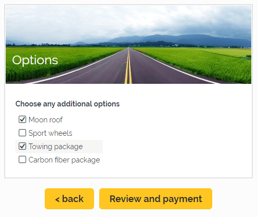 Formsite PCI compliance sample form