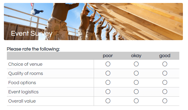 Formsite assign scores example