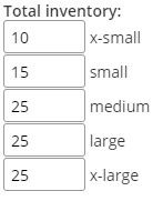 Formsite order form templates inventory