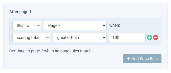 Formsite No-code logic