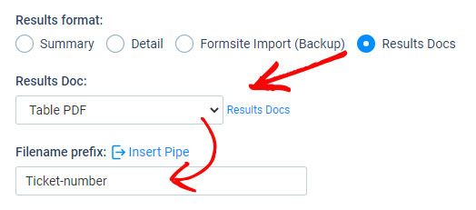 Formsite customize file name settings
