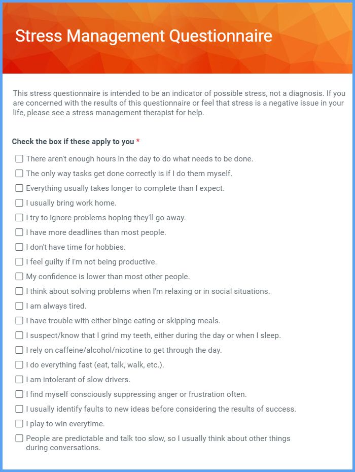 stress-management-questionnaire-template-formsite