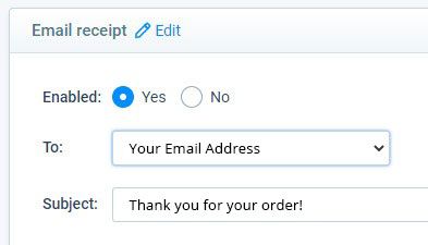 Formsite auto-reply email settings