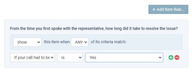 Formsite evaluation form rules