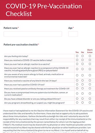 COVID-19 Form Templates | Formsite