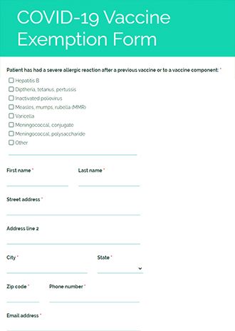 COVID-19 Form Templates | Formsite