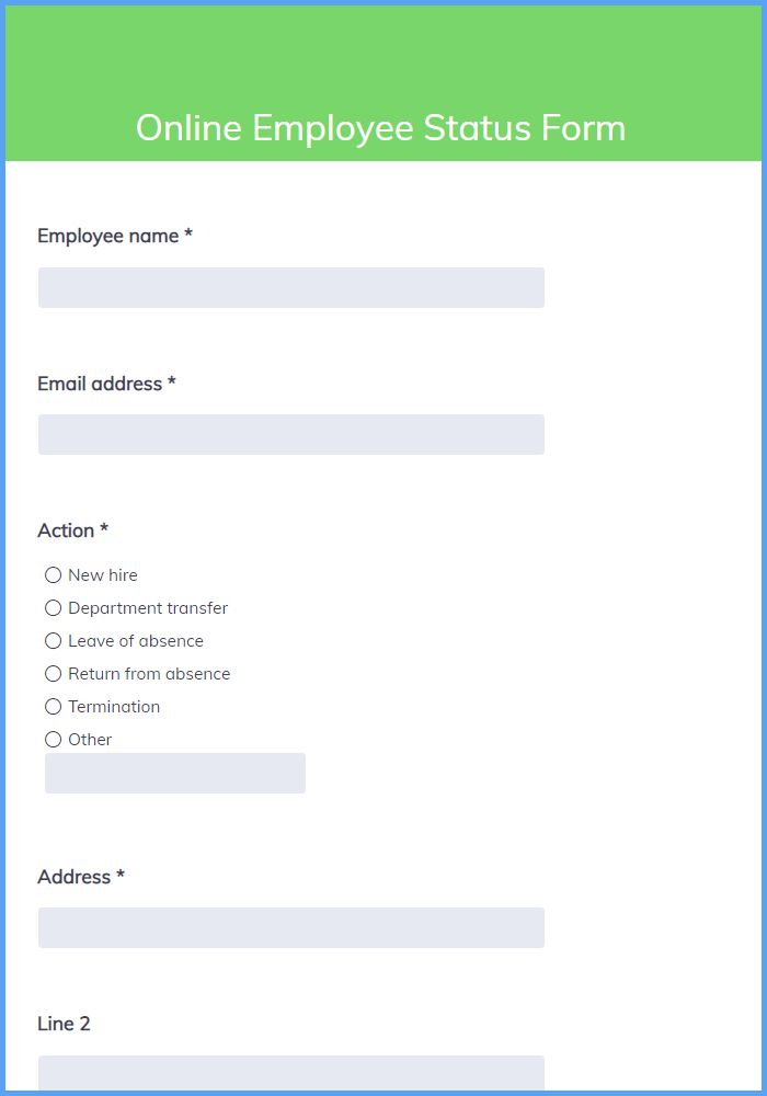 online-employee-status-form-template-formsite