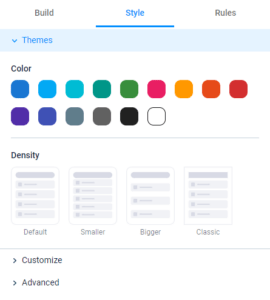 Theme And Color Settings For Easy Form Styles - Formsite